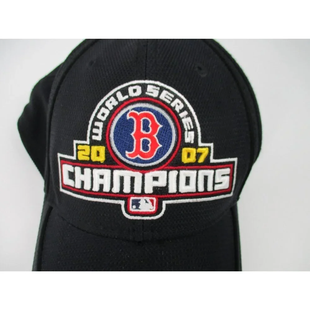 Boston Red Sox Cap Black Fitted OS World Series Champions 2007 New Era MLB